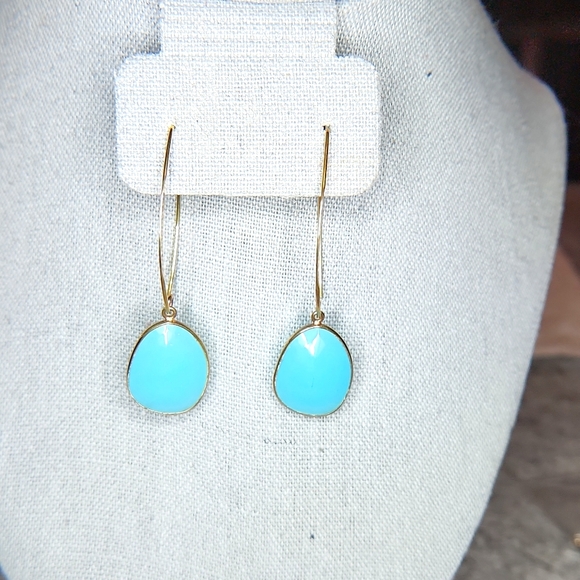 Carroll Walker Jewelry - Carroll Walker opal blue chalcedony in gold vermeil